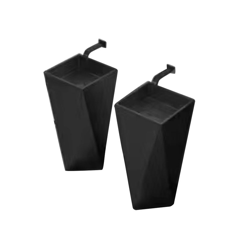 Cekungan kolom Stainless Steel Double Black Double 304