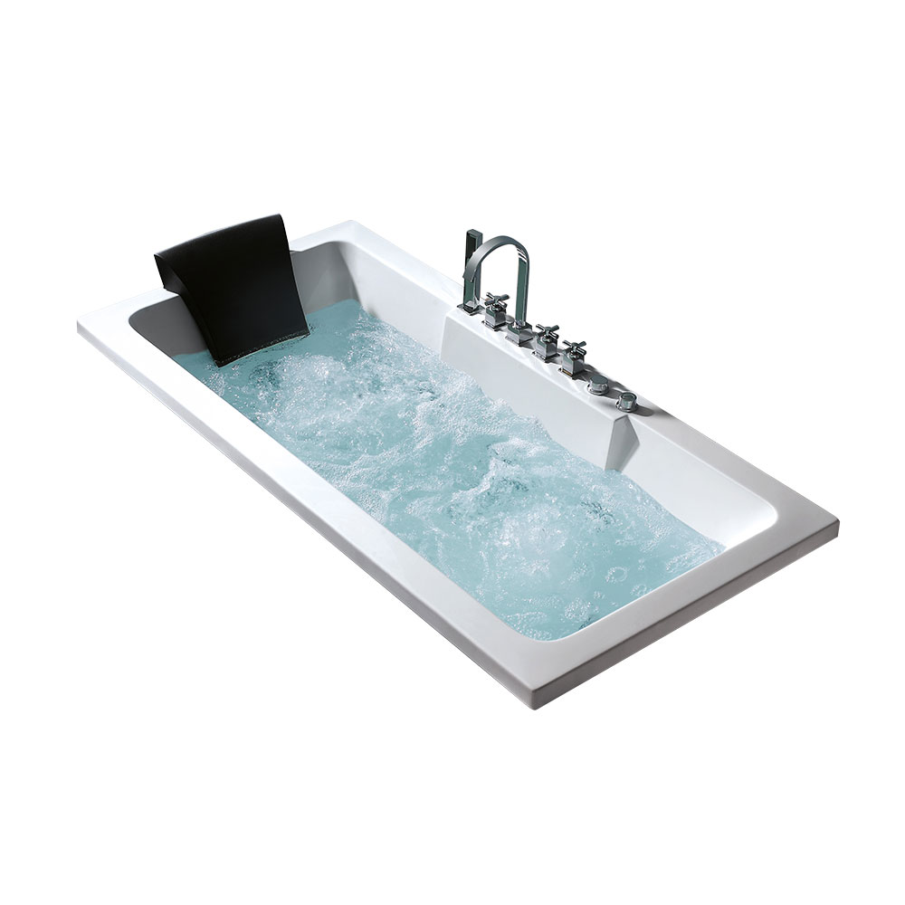 built-in bathtub