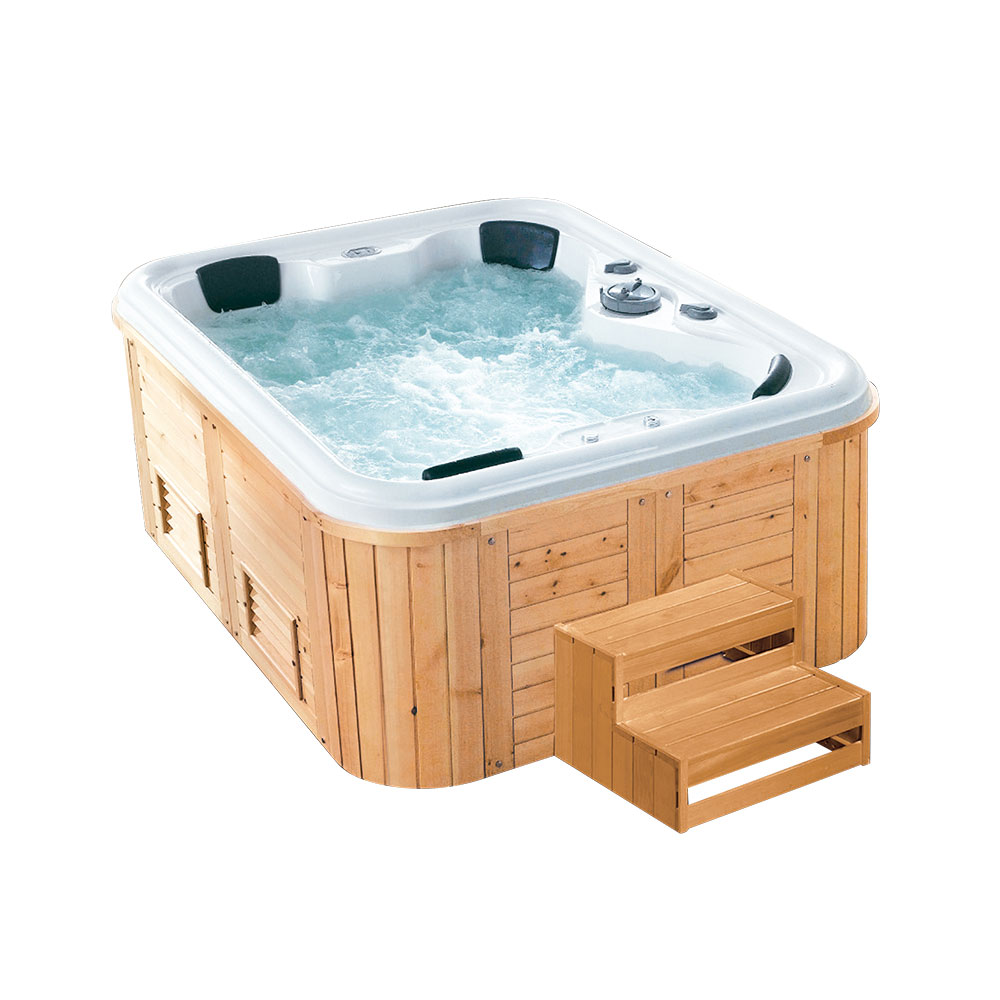 Bak pusaran air Jacuzzi luar ruangan