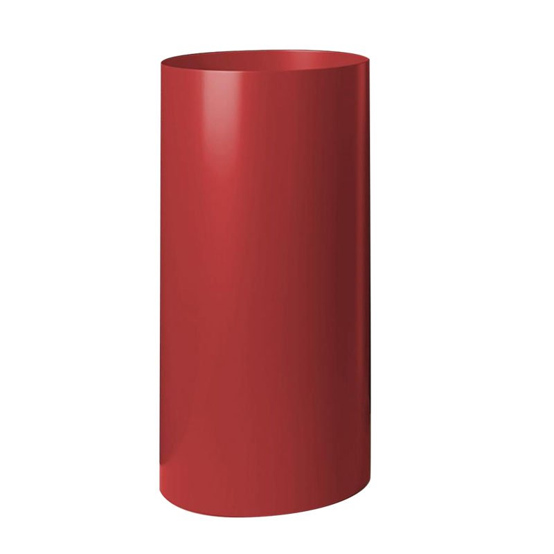 Merah di luar stainless steel pos pos