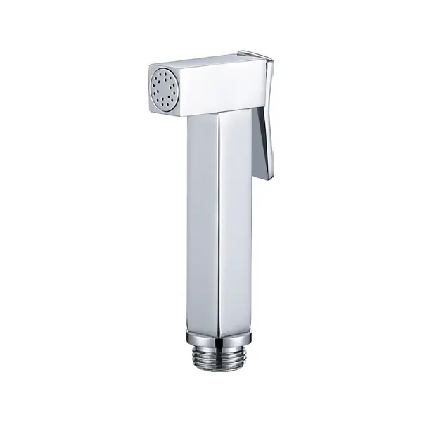 Square Aluminium Anodized Toilet Sprayer Bidet Genggam